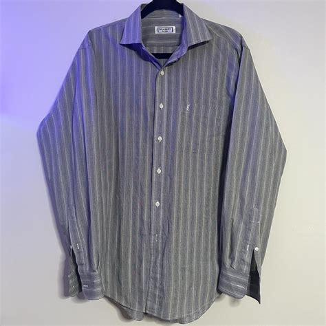 ysl button shirt